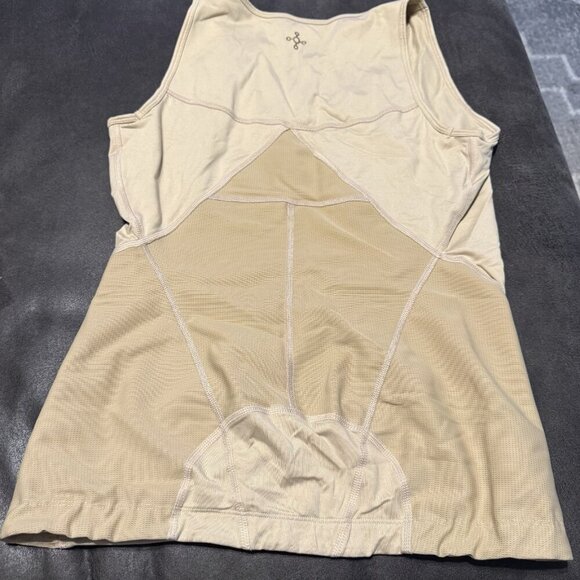 Tommie Copper Tank Women's XL Beige Lower Back Support Top NWOT Active Outdoor - Picture 6 of 8